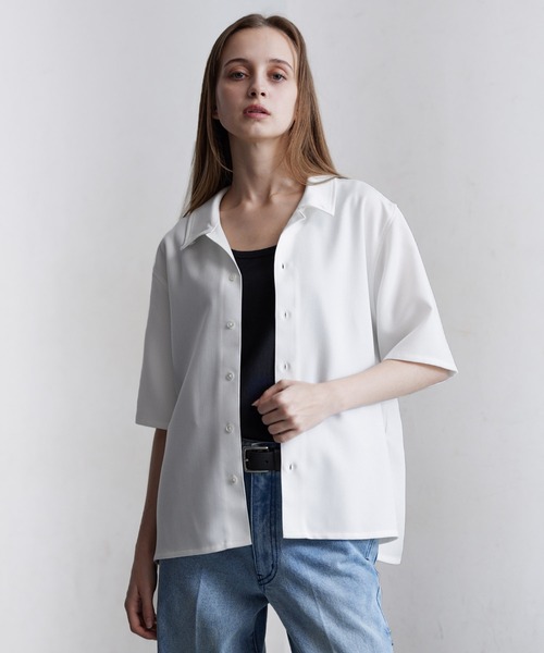 「CLEL」 半袖シャツ X-SMALL ホワイト メンズ_画像9