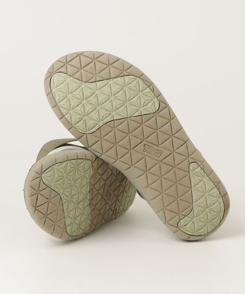 「Teva」 フラットサンダル 24cm グリーン レディース_画像3