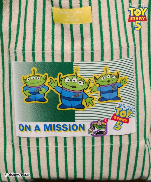 Disney（ディズニー） トートバッグ 「TOY STORY 5」ストライプパイル