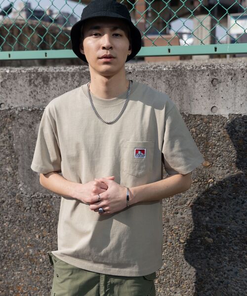 「BEN DAVIS」 半袖Tシャツ X-LARGE オフホワイト メンズ_画像5