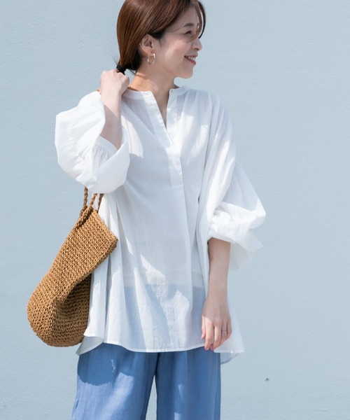 「URBAN RESEARCH DOORS」 長袖チュニック MEDIUM ブラック レディース_画像2