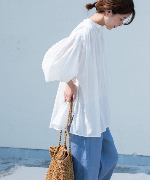 「URBAN RESEARCH DOORS」 長袖チュニック MEDIUM ブラック レディース_画像4