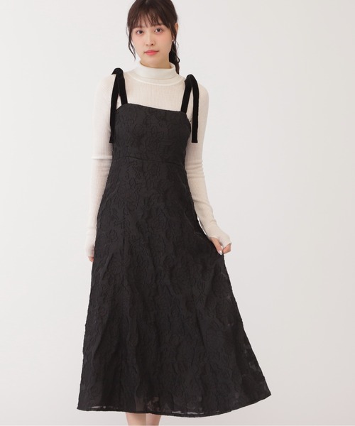 「JILL by JILL STUART」 キャミソールワンピース SMALL ブラック レディース_画像2