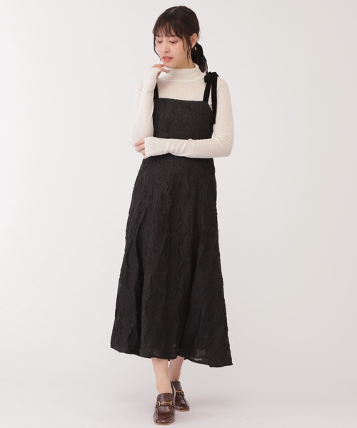 「JILL by JILL STUART」 キャミソールワンピース SMALL ブラック レディース_画像3