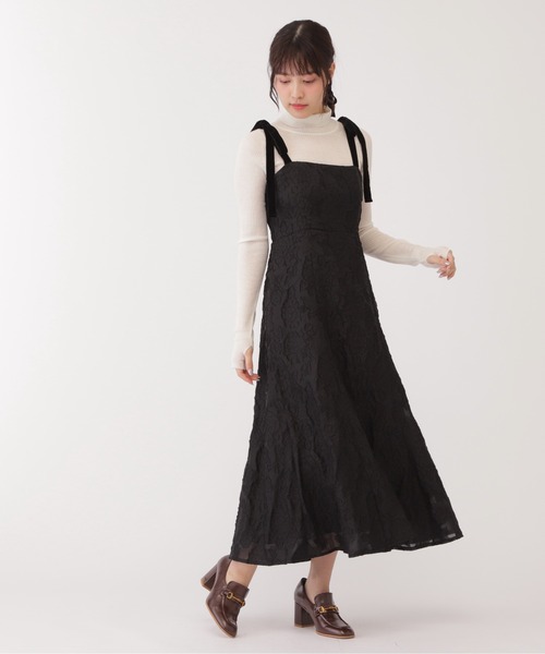 「JILL by JILL STUART」 キャミソールワンピース SMALL ブラック レディース_画像5