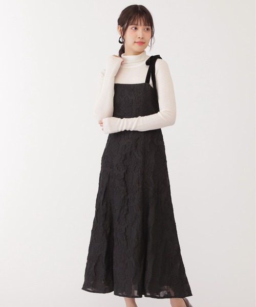 「JILL by JILL STUART」 キャミソールワンピース SMALL ブラック レディース_画像6