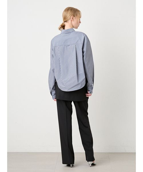 「SORIN」 長袖シャツ 38 ライトブルー レディース_画像9
