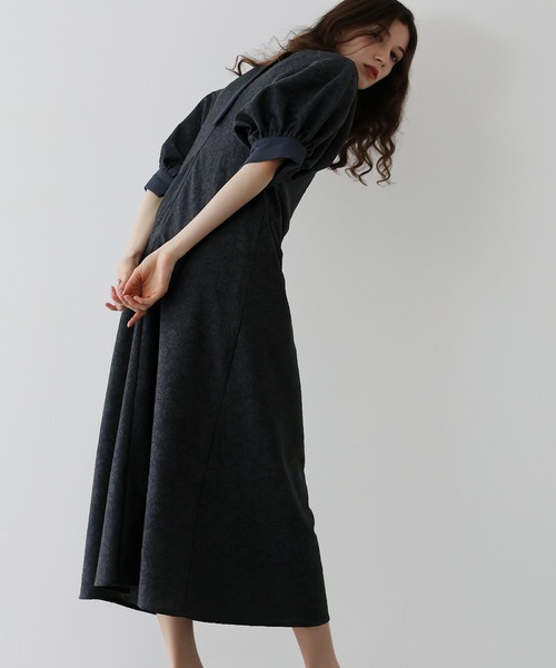 「J by blue」 7分袖ワンピース MEDIUM ミント レディース_画像3