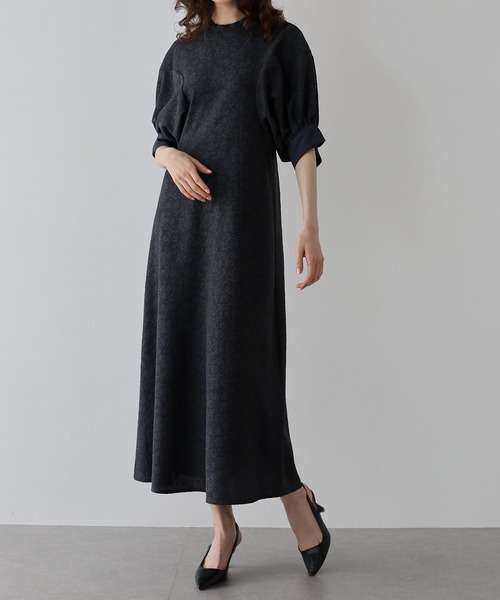 「J by blue」 7分袖ワンピース MEDIUM ミント レディース_画像4