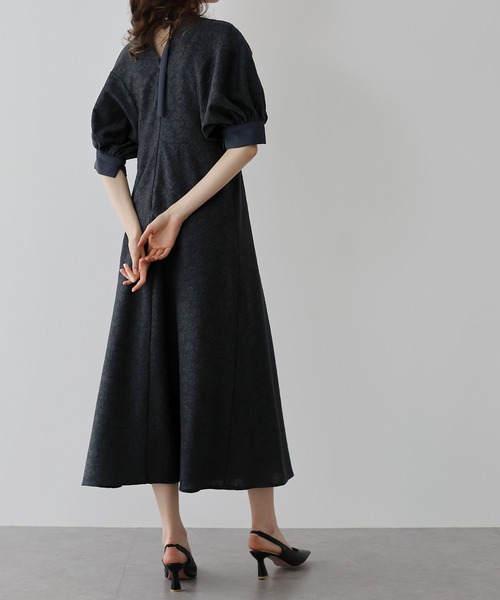 「J by blue」 7分袖ワンピース MEDIUM ミント レディース_画像6