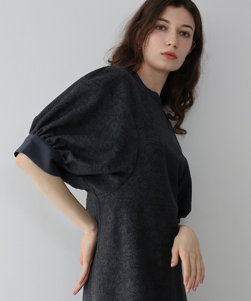 「J by blue」 7分袖ワンピース MEDIUM ミント レディース_画像7