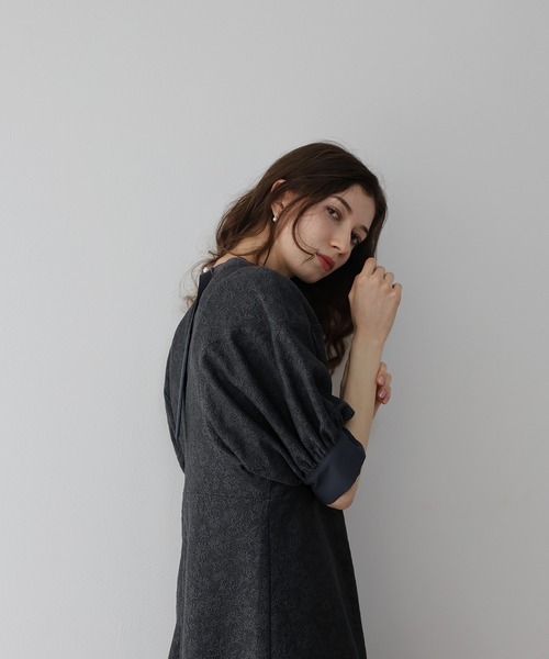 「J by blue」 7分袖ワンピース MEDIUM ミント レディース_画像8