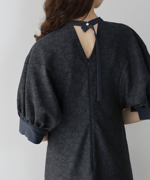 「J by blue」 7分袖ワンピース MEDIUM ミント レディース_画像9