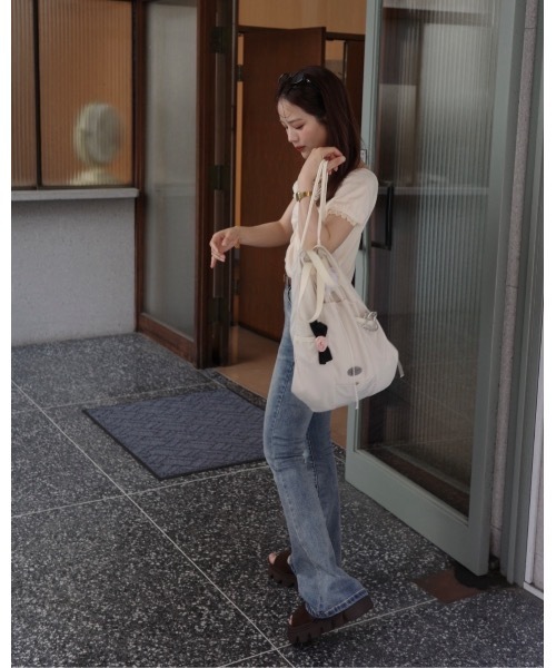 「JUMELLE」 デニムパンツ MEDIUM ブルー レディース_画像5