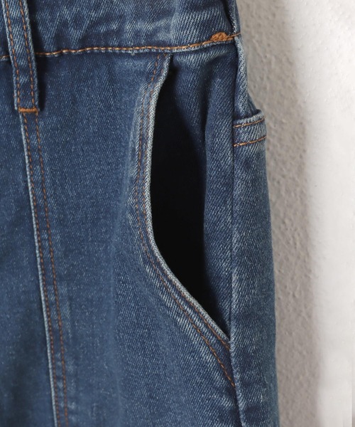「evernavy」 デニムパンツ L ブルー レディース_画像7