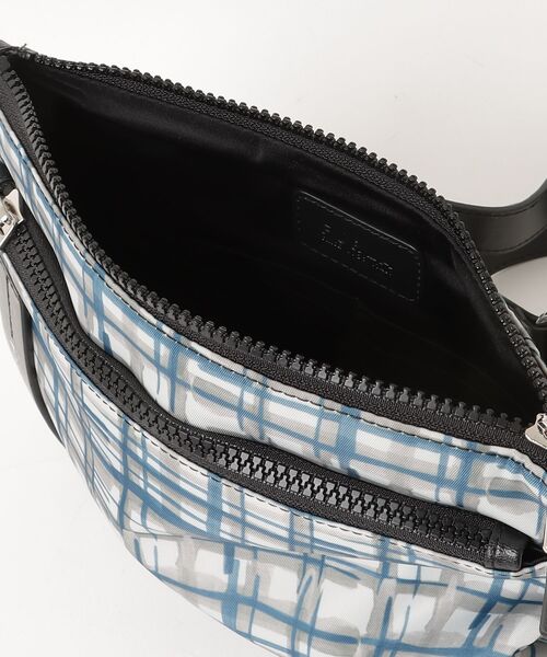 FURLA（フルラ） チェック柄ショルダーバッグ - ブルー レディース