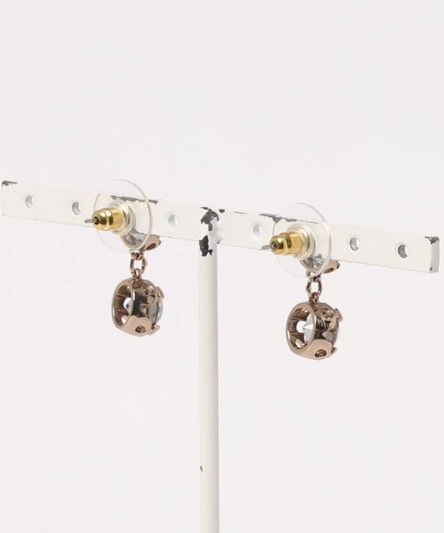 petitcro ピアス 「petitcro」ブラッククリスタル ピアス レディース