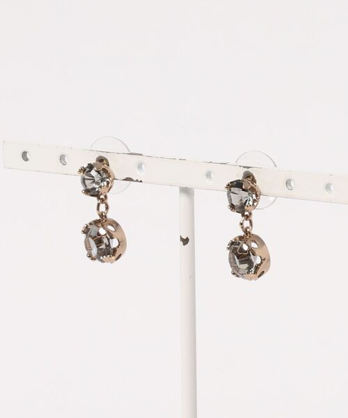 petitcro ピアス 「petitcro」ブラッククリスタル ピアス レディース