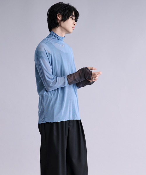 Ellno Loset（エルノロゼット） tシャツ アソートシアーハイネック