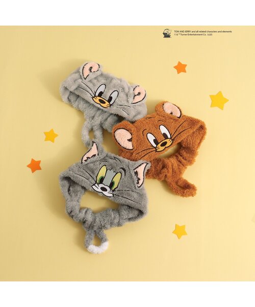 ヘアバンド 【トム＆ジェリー】ポーチ付きヘアターバン＜JERRY