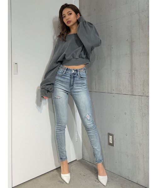 なこ　GYDA スキニー ジェイダ GYDA stunning stretch スキニーデニムパンツ