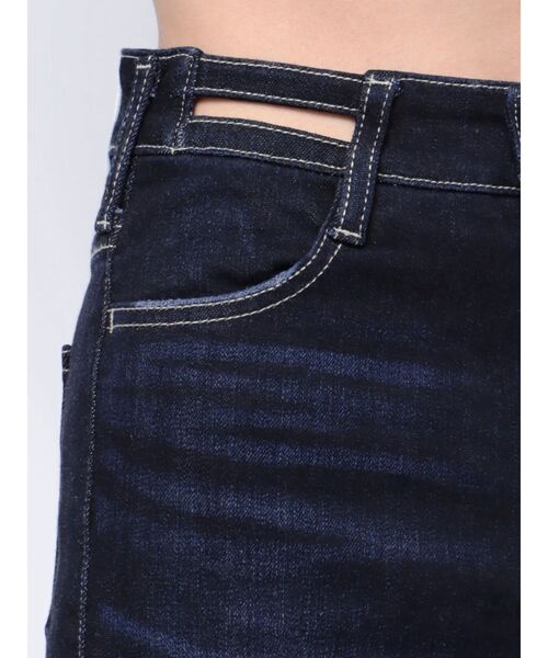 GYDA レディース パンツ デニム ジーンズ ハイウエスト