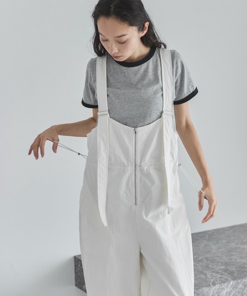 01917-2 Drawer コットンドロストサロペット 01917-2 Drawer コットンドロストサロペット 2wayドロスト