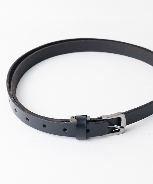 NO WAY ベルト /20mm leather/ナローベルト メンズ レディース