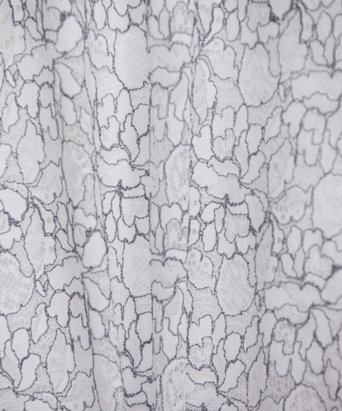 Maglie le cassetto ドレス 「M cassetto」フラワーレースロングドレス