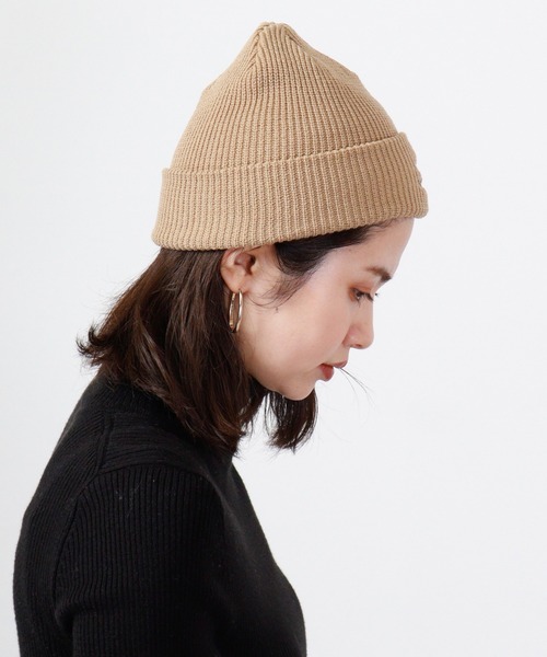 タイムセールCh!iiiニット帽ベージュ Well-Tailored ニット帽 ニットキャップ Well-Tailored KNIT WATCH