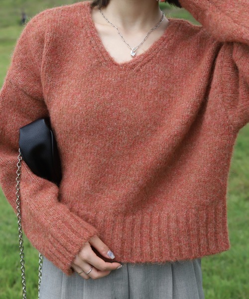 Reurie'（レウリィ） ニット セーター 「7色展開」ウールブレンド