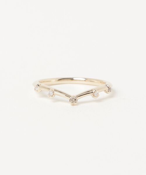 指輪 リング 「Pocket Ring」K5ダイヤモンドピンキーリング レディースの画像