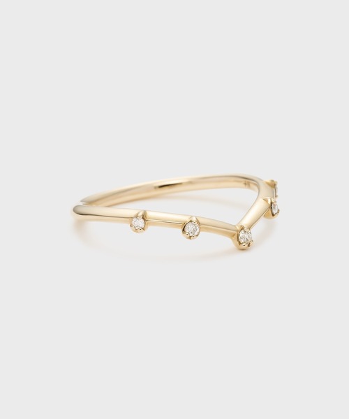 指輪 リング 「Pocket Ring」K5ダイヤモンドピンキーリング レディースの画像