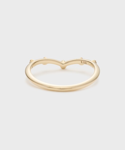 指輪 リング 「Pocket Ring」K5ダイヤモンドピンキーリング レディースの画像