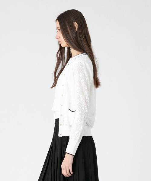 ★専用★LOULOU WILLOUGHBY フラワーレースジャガードカーディガン ☆専用☆LOULOU WILLOUGHBY フラワーレースジャガード