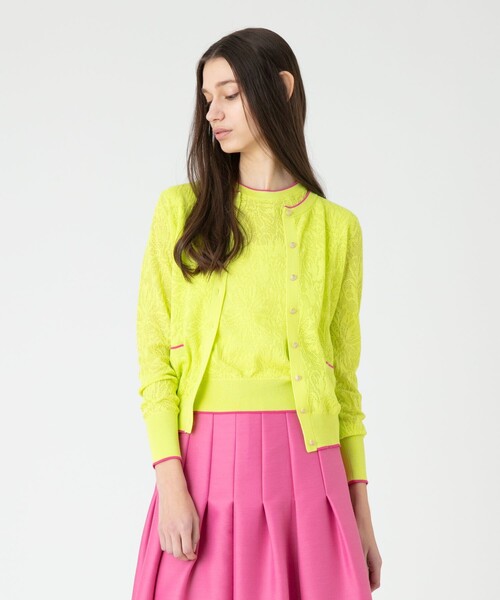 ★専用★LOULOU WILLOUGHBY フラワーレースジャガードカーディガン LOULOU WILLOUGHBY カーディガン 「LOULOU WILLOUGHBY」フラワー