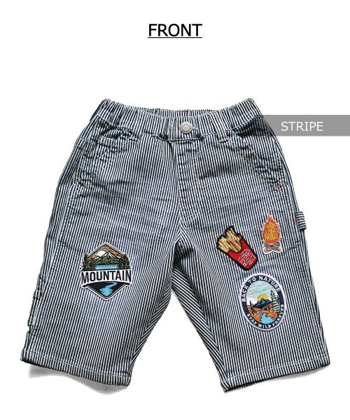 L.COPECK（エルコペック） ハーフパンツ パンツ 短パン デニムワッペン