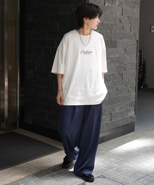 Confirm tシャツ 25SS ナチュラルドレープ とろみ肌感 ワン