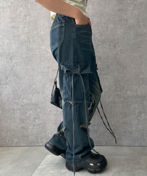 デニム・ジーパン Wai Kei star denim pants 5BNY318 Wai Kei star denim pants 5BNY318