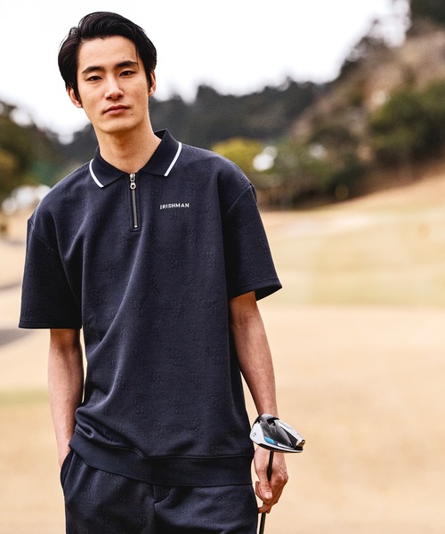IRISHMAN（アイリッシュマン） ポロシャツ 「W-IR」classic jacquard