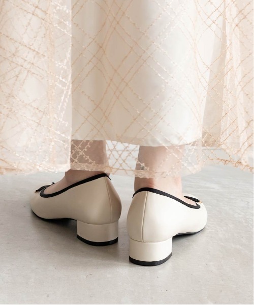 RANDA（ランダ） パンプス ラウンドトゥバレエシューズ : ZOZOTOWN