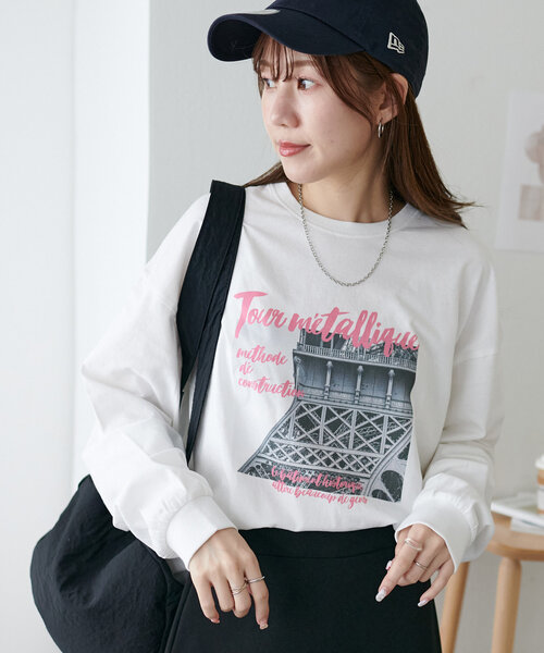 tシャツ CATフォトロンT レディース Discoat tシャツ WEB限定フォトプリントロンT レディース