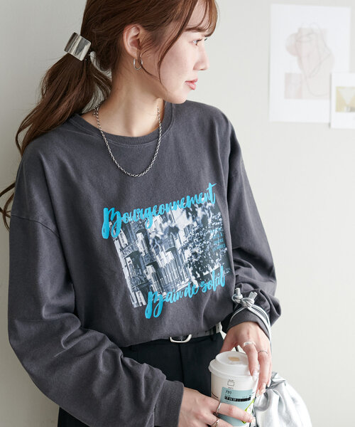 タイダイロンT プリントT プリントt フォトt UNISEX】フォトプリントTシャツ（Tシャツ/カットソー）｜SESAME