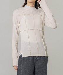 tシャツ ハイネックメローリブTOP レディース PUBLIC TOKYO tシャツ ハイネックメローリブTOP レディース