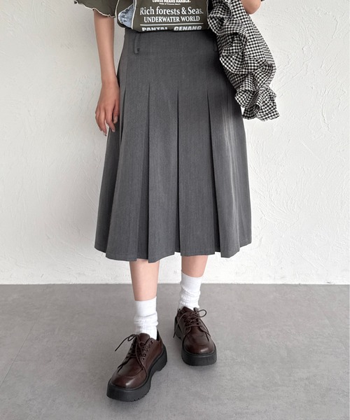 kutir（クティール） スカート 「2サイズ展開」2wayアソートミディ