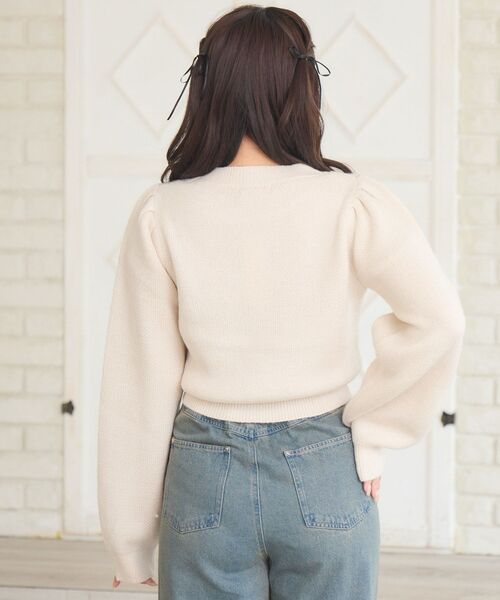 お客様❣️専用ページ Emsexcite（エムズエキサイト） ニット セーター ダブルリボン刺繍NTPO