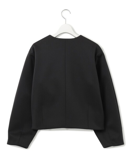 23区 ジャケット ノーカラージャケット 「洗える」ネオプレーン