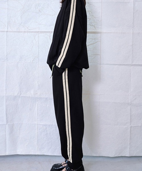 Nora lily 雄々し セットアップ 新品 ブラック スプリングトラック パンツ