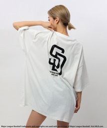 BACK TO THE FIELD tシャツ 「MLB」ナンバリングロゴT