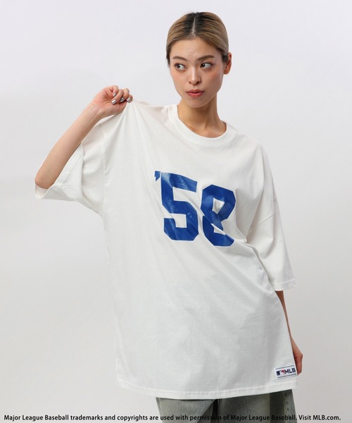 メジャーリーグ　シャツ　Lサイズ BACK TO THE FIELD tシャツ 「MLB」ナンバリングロゴT